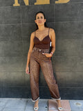 VAQUERO MOM FIT ANIMAL PRINT