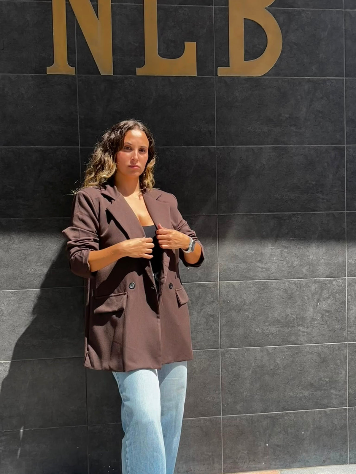 BLAZER OVERSIZE ABOTONADA