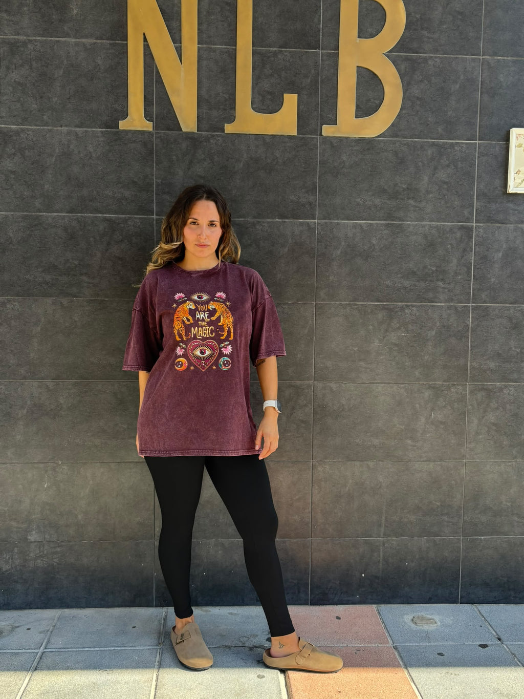 CAMISETA EFECTO LAVADO TIGRE
