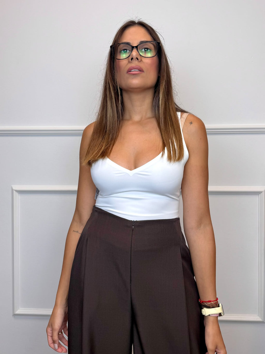 PANTALÓN DE PINZA PATA ANCHA