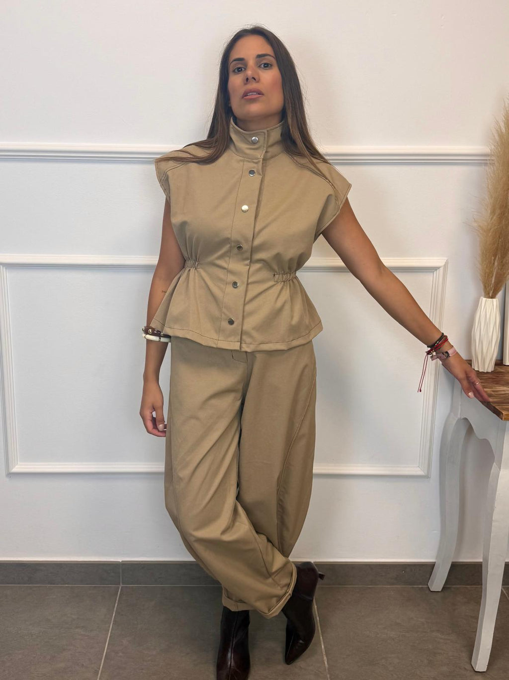 CONJUNTO TELA GABARDINA