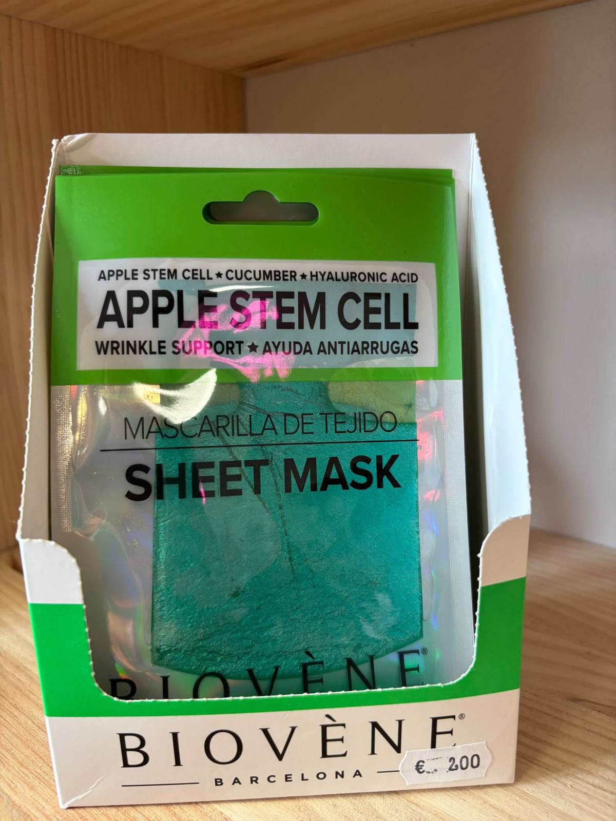 MASCARILLA DE TEJIDO OLOR MANZANA