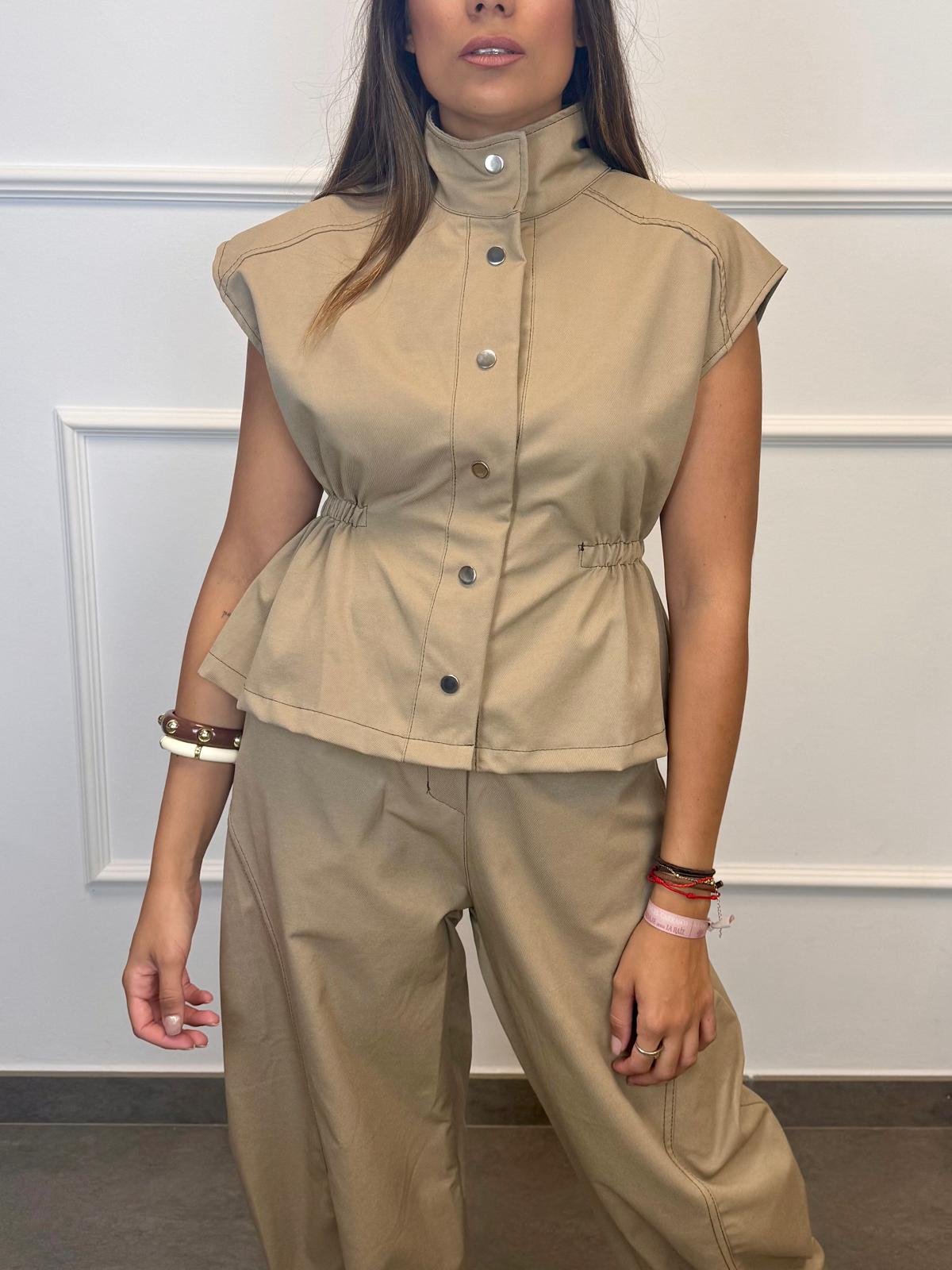 CONJUNTO TELA GABARDINA