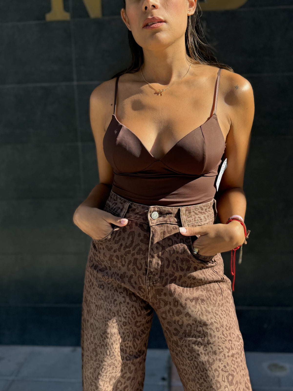 VAQUERO MOM FIT ANIMAL PRINT