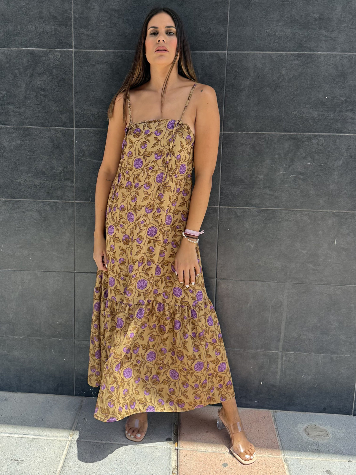 VESTIDO TIRANTES ESTAMPADO