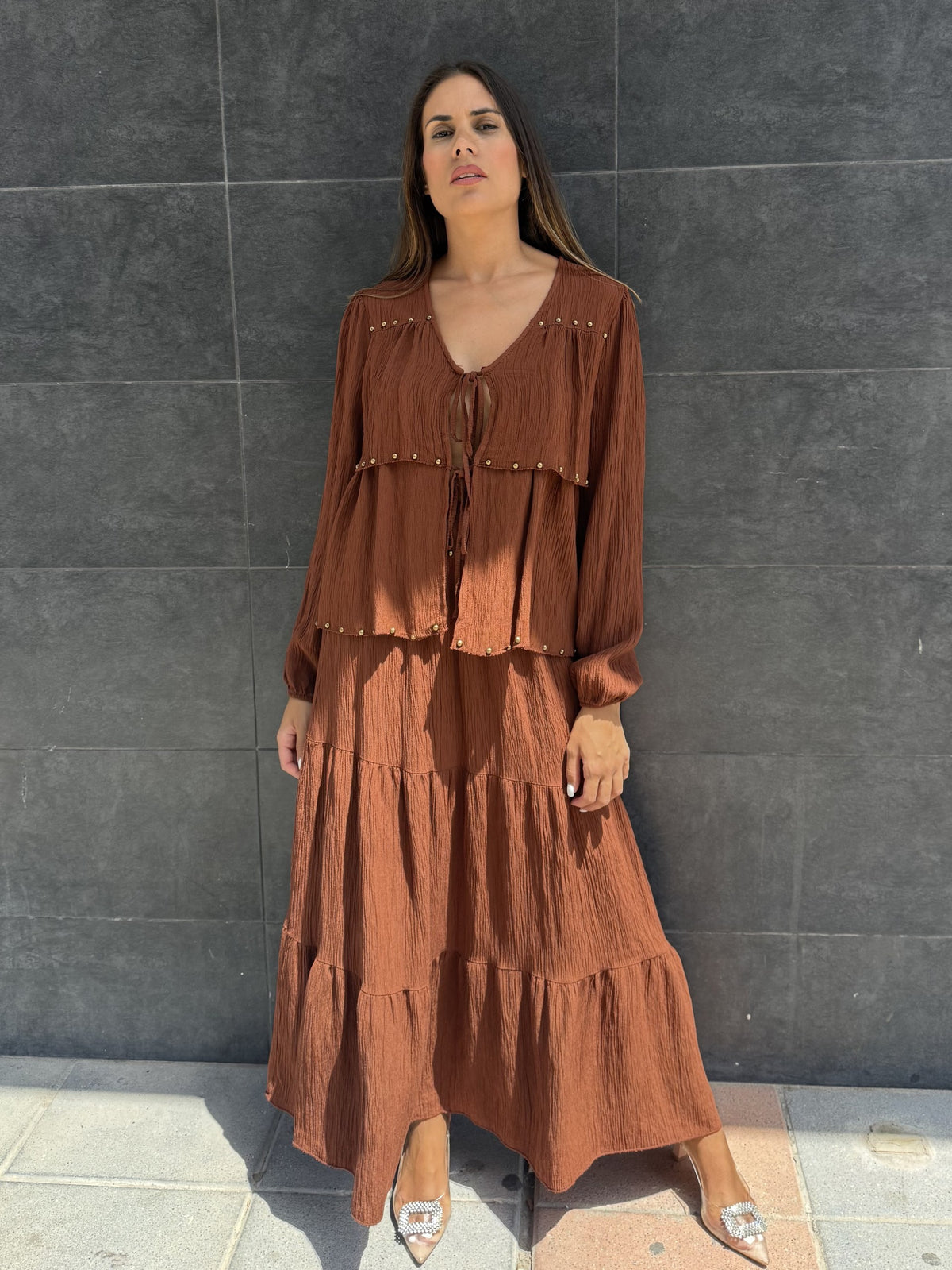 CAMISA BAMBULA CON LAZADAS